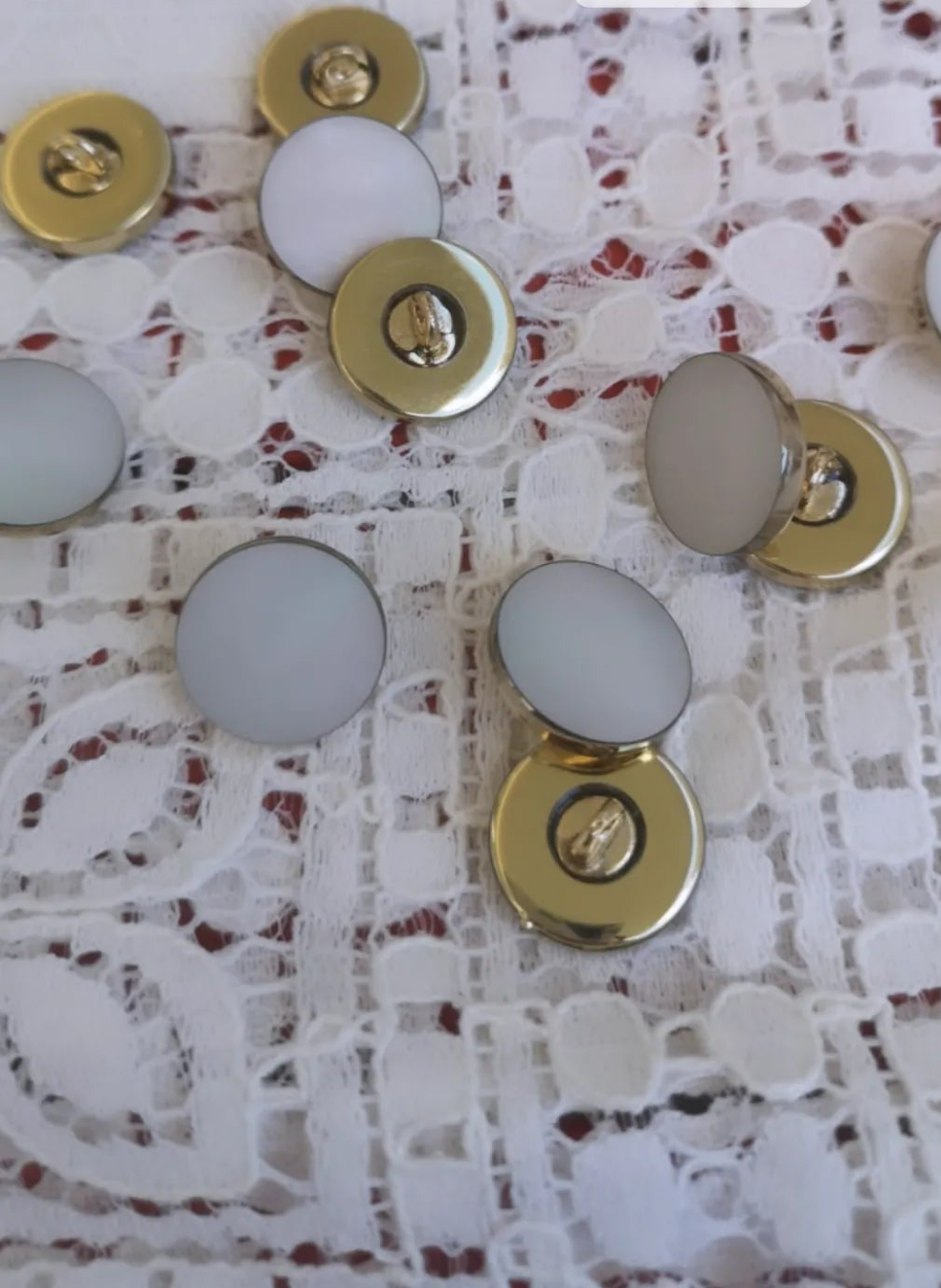 Boutons or 15mm (prix par 10)