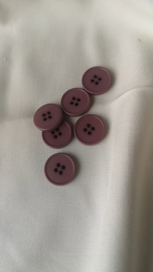 Boutons 20mm violets (vendu par 10)