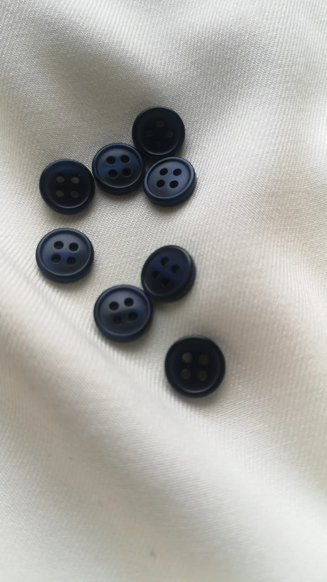 Boutons bleu marine foncé 10mm (vendu par 10)